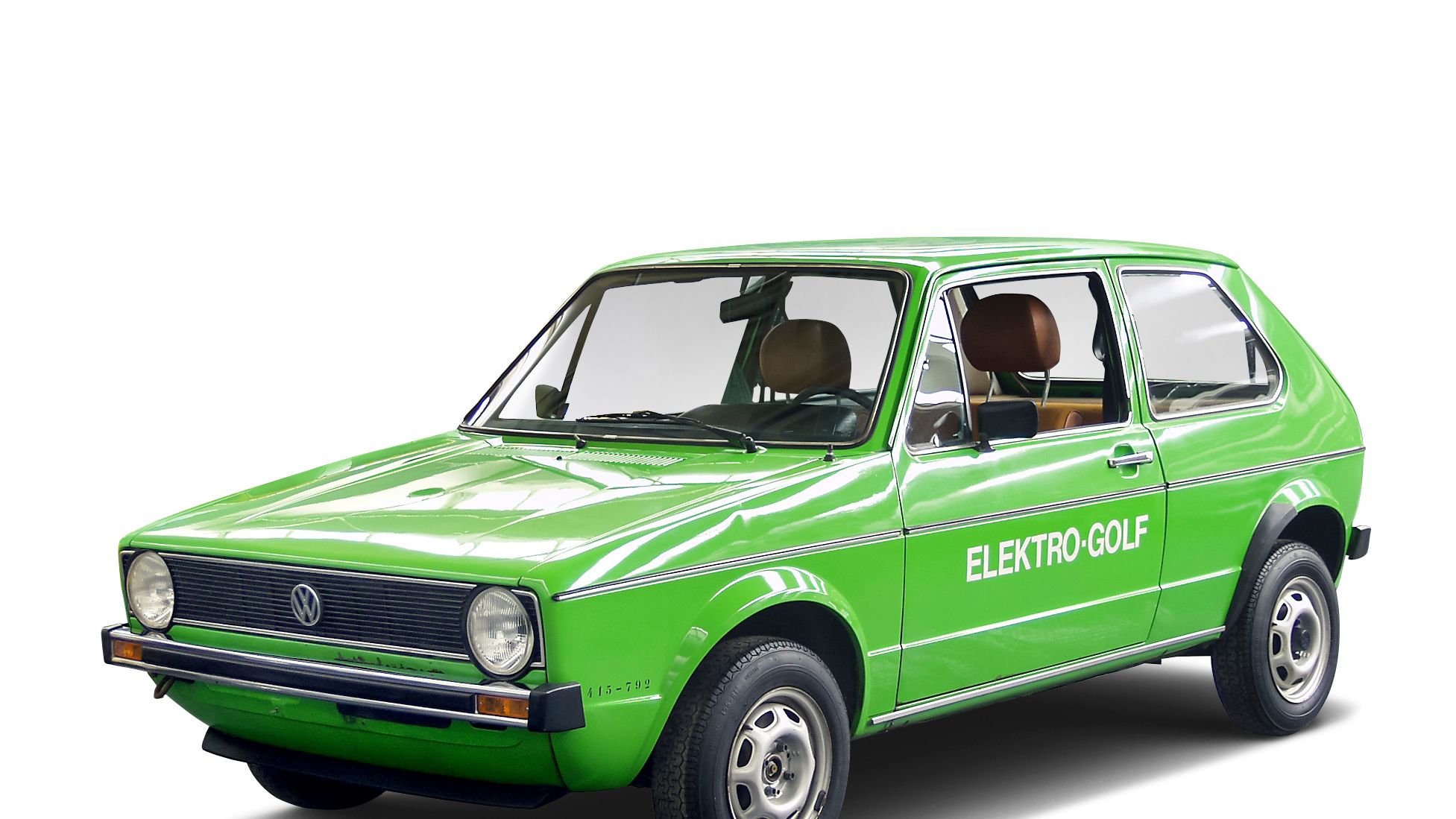 vw volkswagen golf 1976 city stromer grün historie