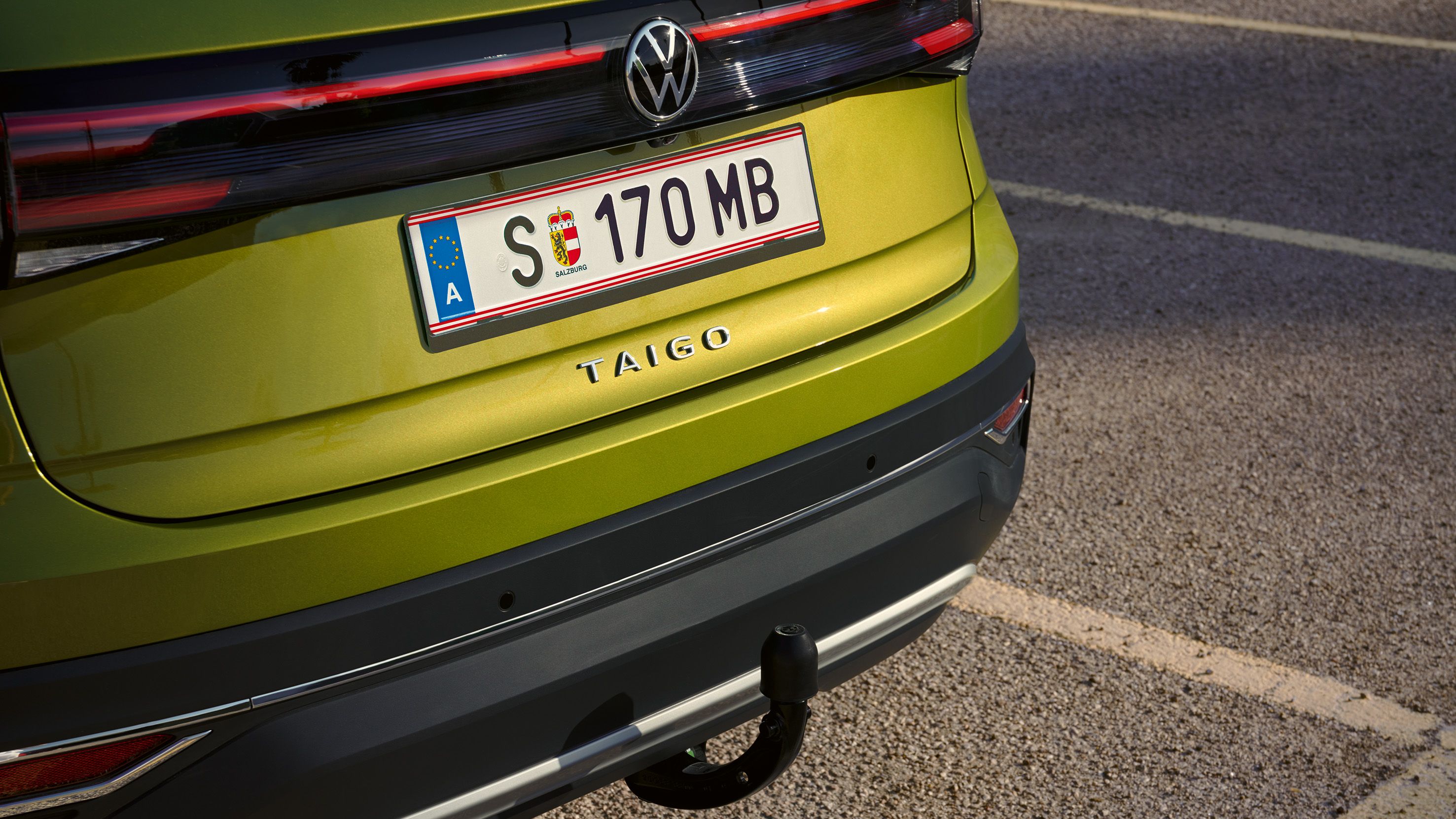 Grafik zeigt den Side Assist beim VW Taigo
