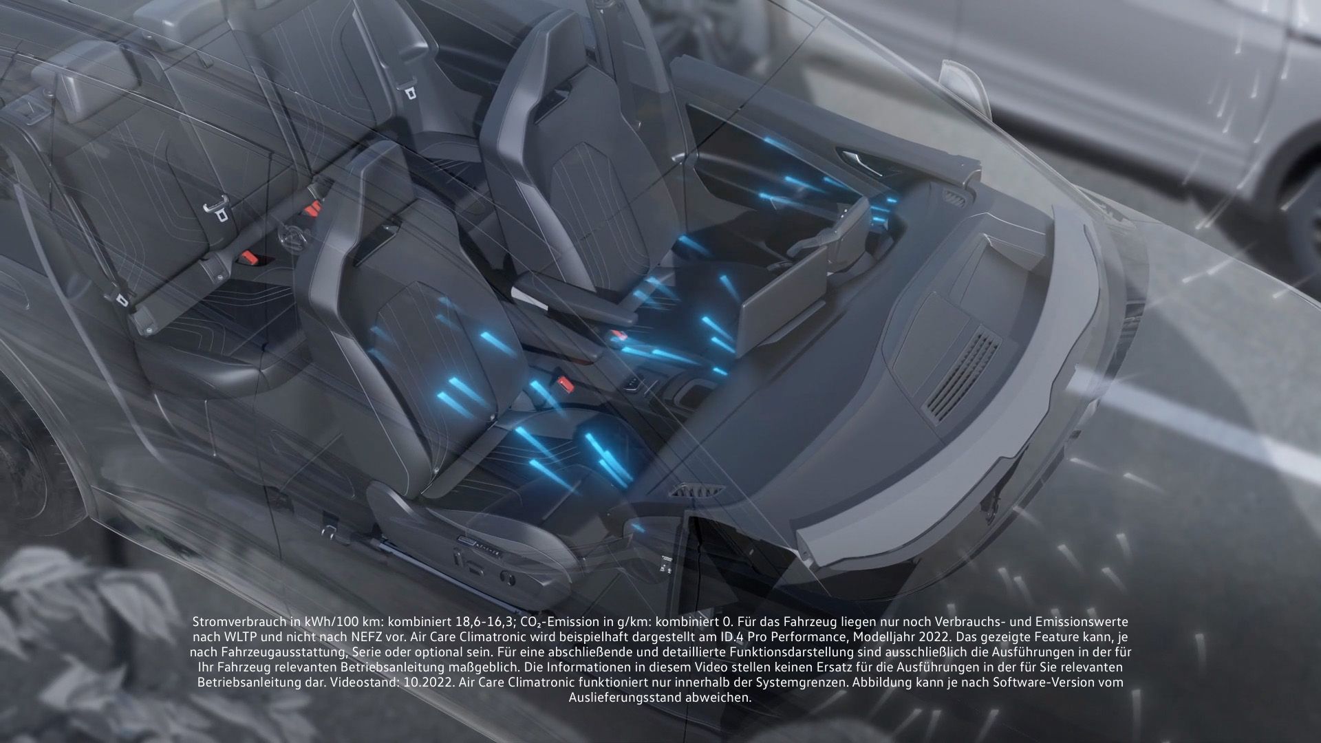 Klimaanlage „Air Care Climatronic“ im Innenraum eines VW