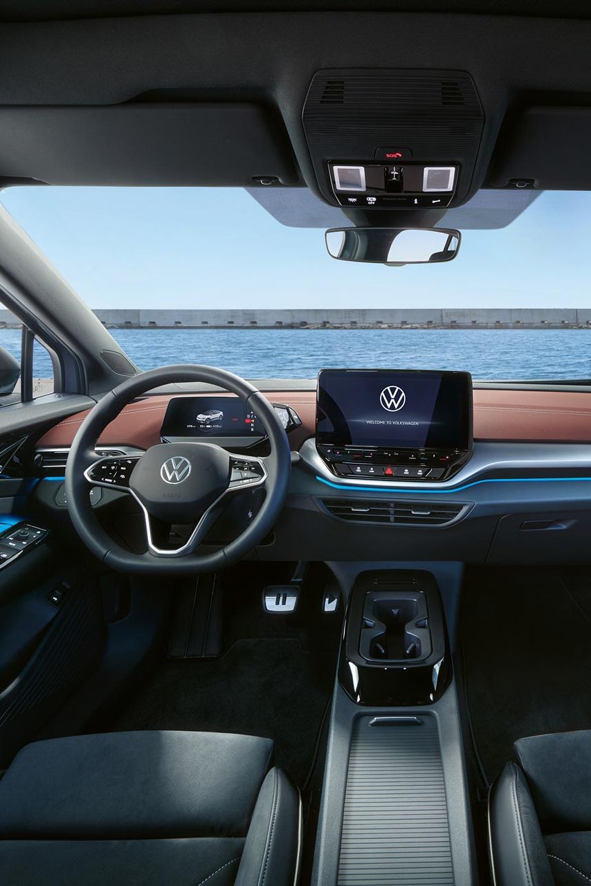Interieur und Ambientebeleuchtung des VW ID.5