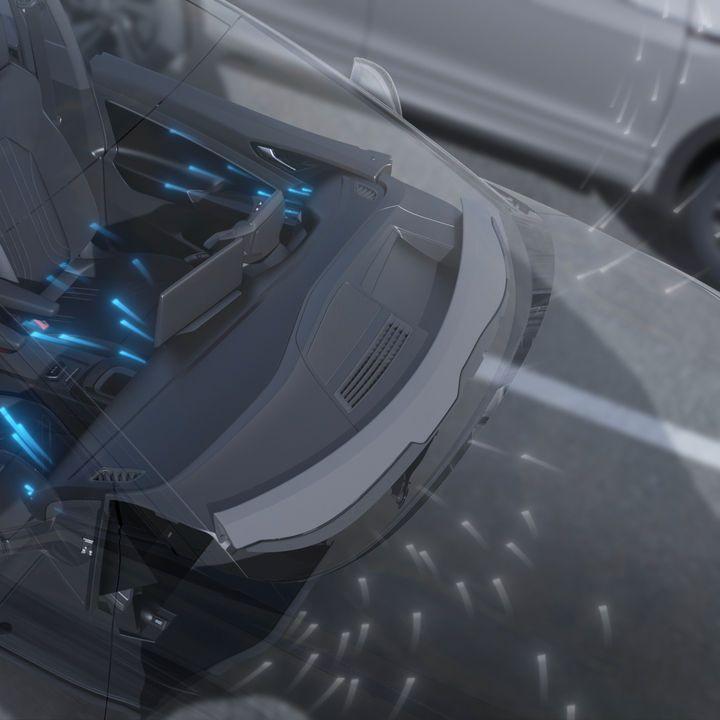 Darstellung der Klimaanlage im Volkswagen
