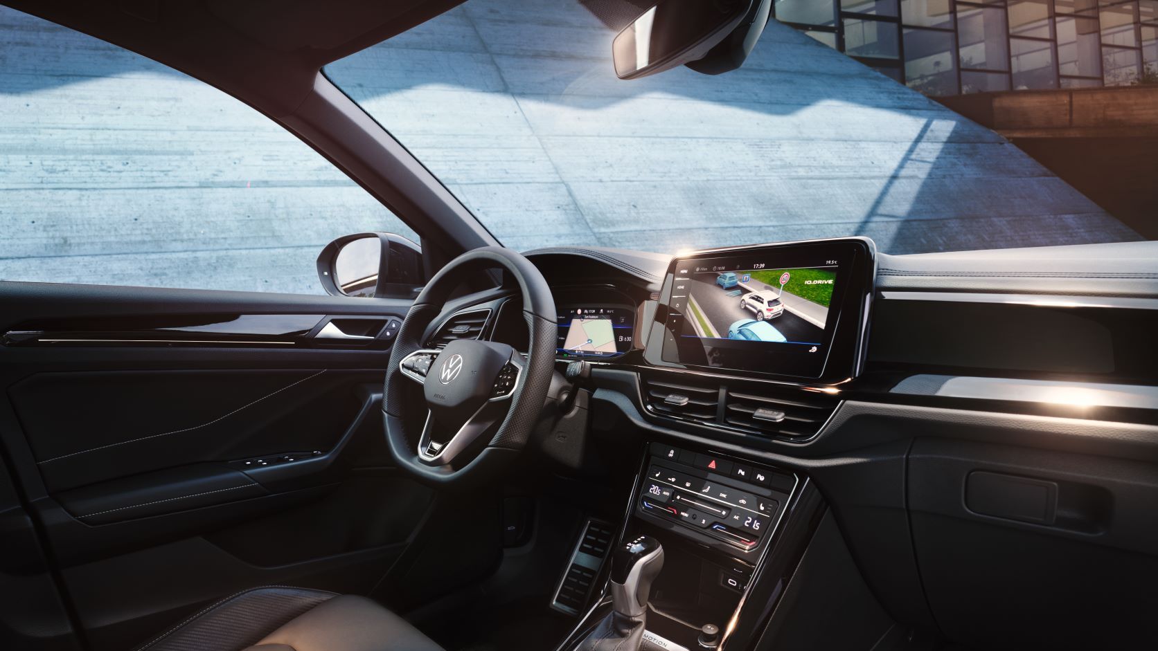 Interieur VW T-Roc R-Line mit Black Style Paket